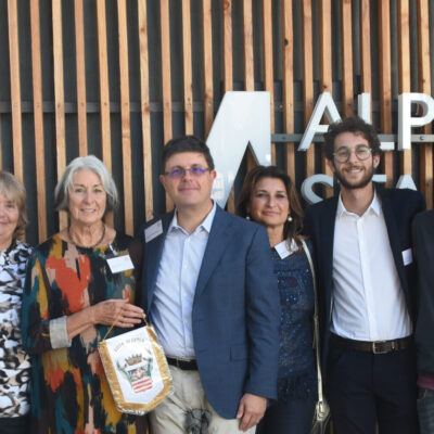 Delegation from Cuneo with the Board of the Alpine Town of the Year Association in Sonthofen/D.